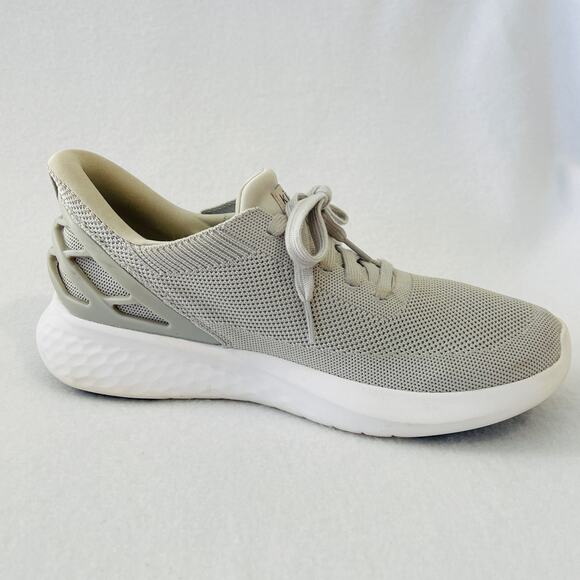 Kizik Athens Hands Free Knit Sneakers Walking Comfort Shoes Gray Womens 9.5 - Picture 3 of 15